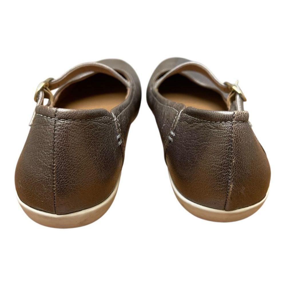 Clarks Shimmering Brown Loafers - Picture 4 of 7